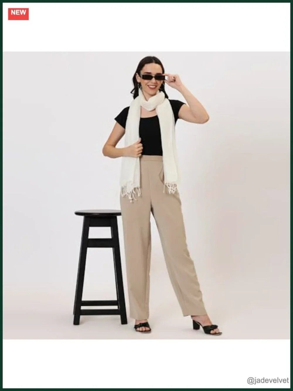 100% Linen Lightweight Scarf - Breathable Wrap for Travel
